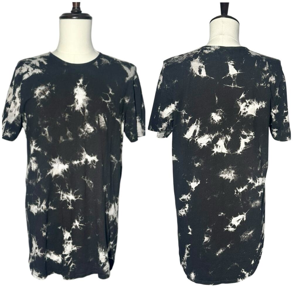 Elwood | Men | Stone Tie Dye Tall Drop Cut Cotton Short Sleeve Tee | Medium